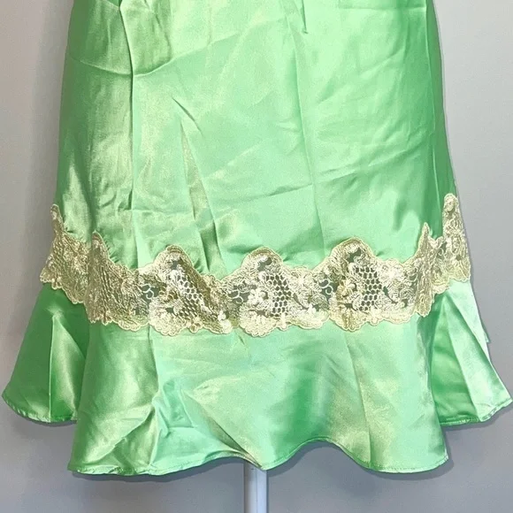 Victoria's Secret Y2K Fairy Green Slip Dress